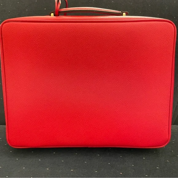 Estee Lauder Red Playing Cards Symbols Cosmetic Makeup Case - Picture 3 of 10